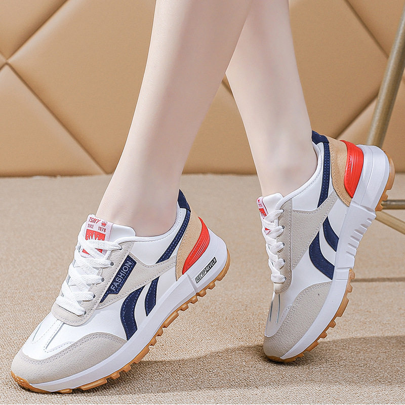 2026春季新款阿甘鞋子女韩版学生休闲运动鞋女低帮厚底跑步鞋5057