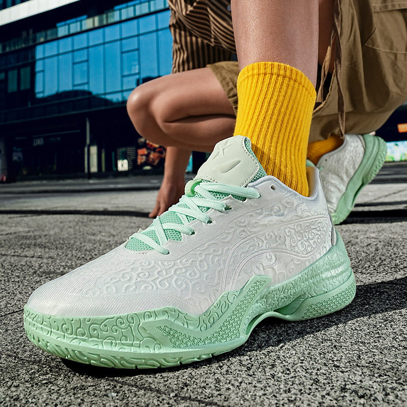 2025春新款专业篮球鞋男女鸳鸯球鞋防滑耐磨水泥地实战学生运动鞋