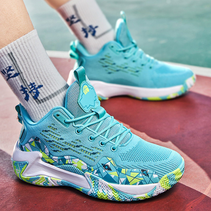 8862男鞋飞织篮球鞋48大码47网布面青少年小学生训练鞋运动鞋潮女