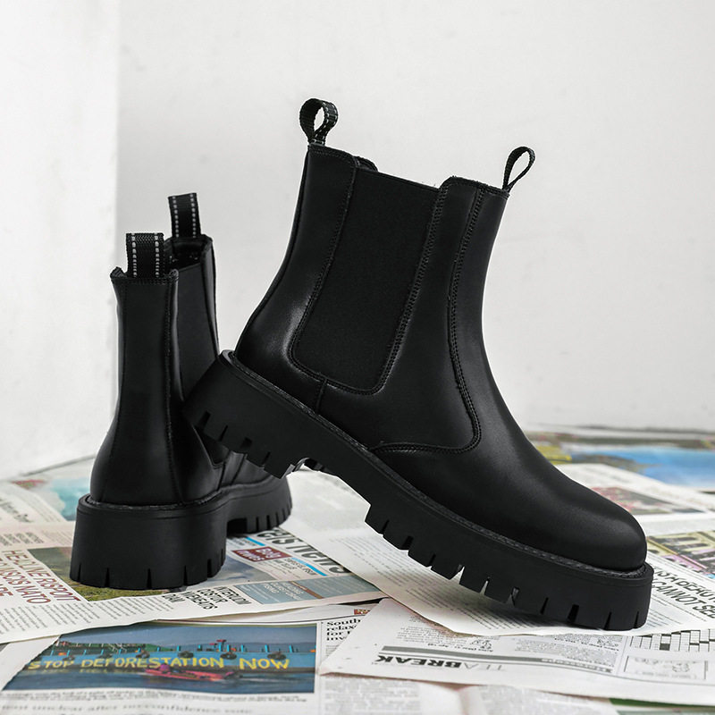 男款男春夏秋冬小众白色皮鞋