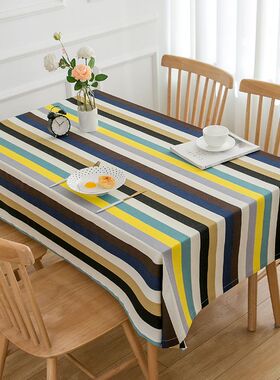 田园风棉麻帆布加厚粗布桌布布艺茶几布台布清新盖布长方形可定做