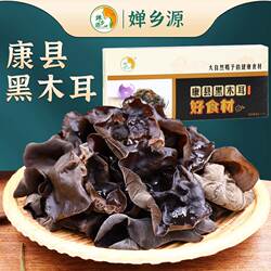 干木耳婵乡源正宗康县黑木耳100g大片干净口感纯正太阳能低温烘干
