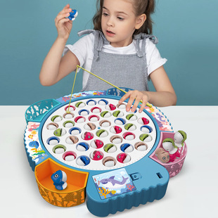 钓鱼玩具儿童益智小孩电动磁性儿童1一2两3三6岁半宝宝早教女男孩