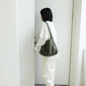 JOYDIVISION moss系列 单肩托特包极简大容量真皮复古子母荔枝纹