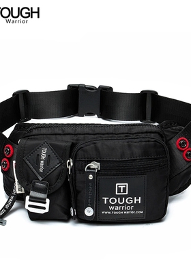Tough经典潮牌男士腰包街头户外运动手机包休闲韩版胸包男背包邮