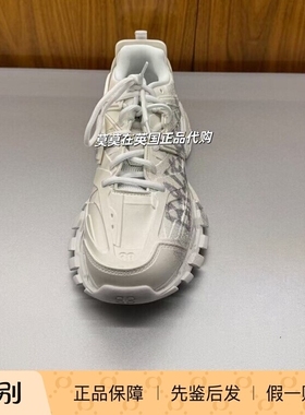 英国代购Balenciaga巴黎世家 9折时尚 Track字母涂鸦白色休闲鞋