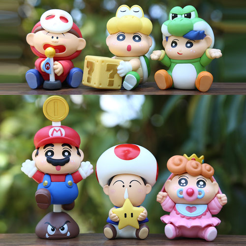 潮玩戏COS小新周边手办模型盲盒