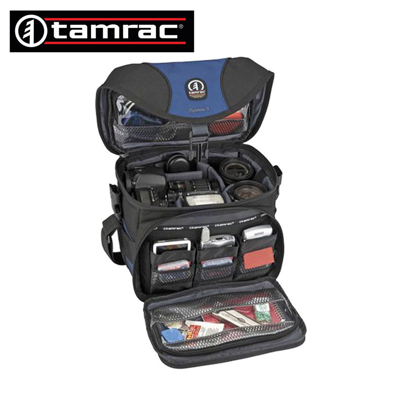 天域（Tamrac）5603 System系列单肩包摄影包单反微单相机包 蓝色