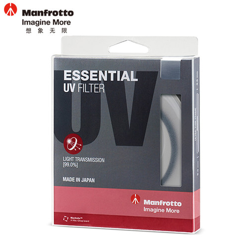 曼富图 Essential 系列保护镜 MFESSUV 52 62mm UV镜 滤镜