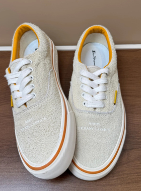 Futuremade美拉德麂皮米白色小屁孩联名FTMD防滑圆头男女休闲板鞋