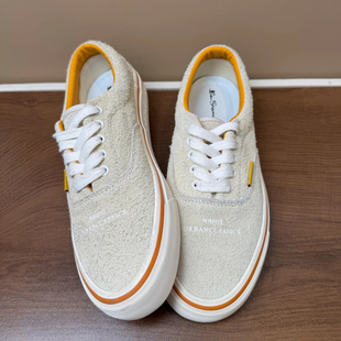 Futuremade美拉德麂皮米白色小屁孩联名FTMD防滑圆头男女休闲板鞋