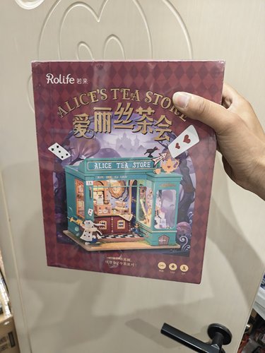 若来艺术屋拼装街景 爱丽丝茶会 爱丽丝的甜梦卧室 彩虹糖果屋