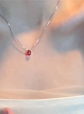 水滴吊坠项链女秋冬爆款锁骨链