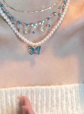 新中式爆款小众设计感珍珠项链女