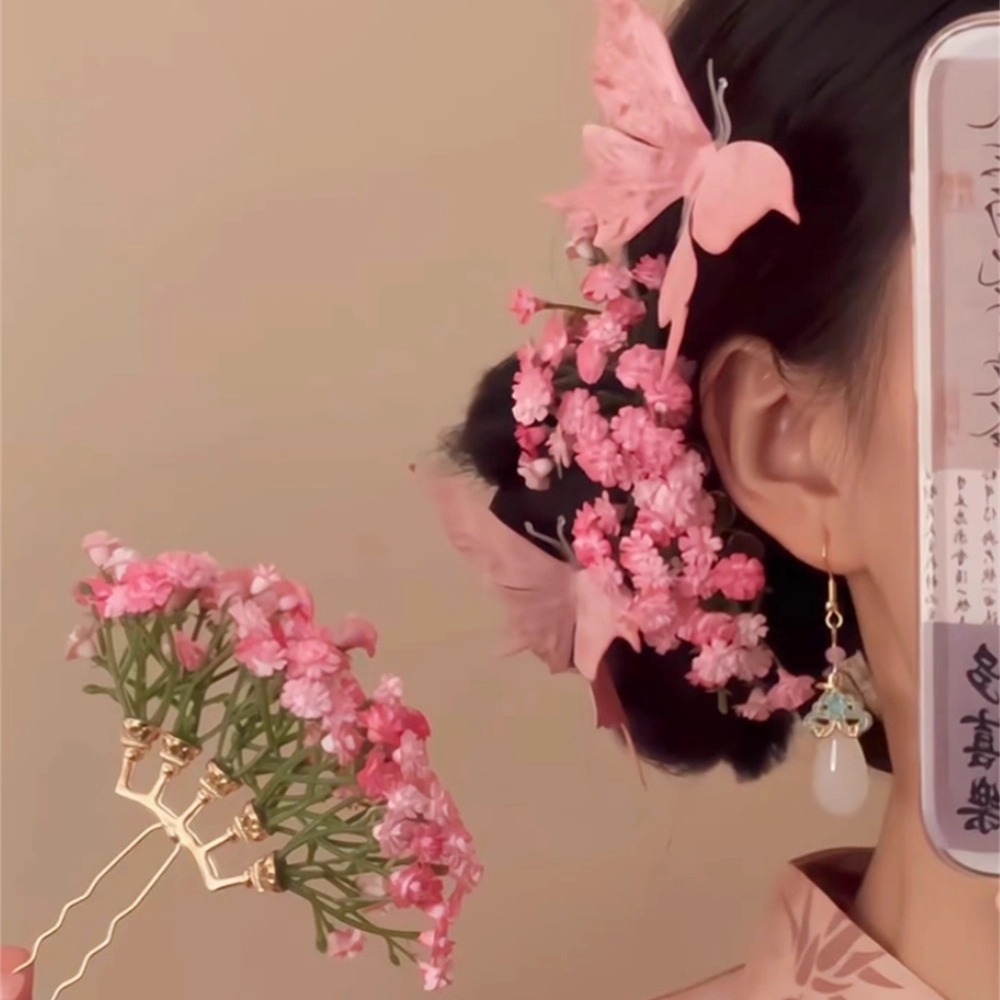 刘亦菲同款满天星发簪爆款发钗