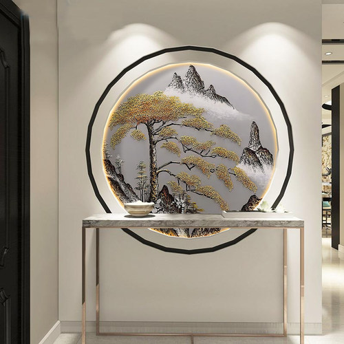 卡齐鱼新中式定制壁画