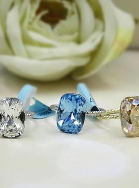 新光饰品璀璨水晶日韩风戒指包邮