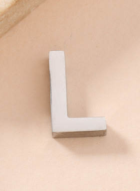 跨境热销26字母不锈钢吊坠