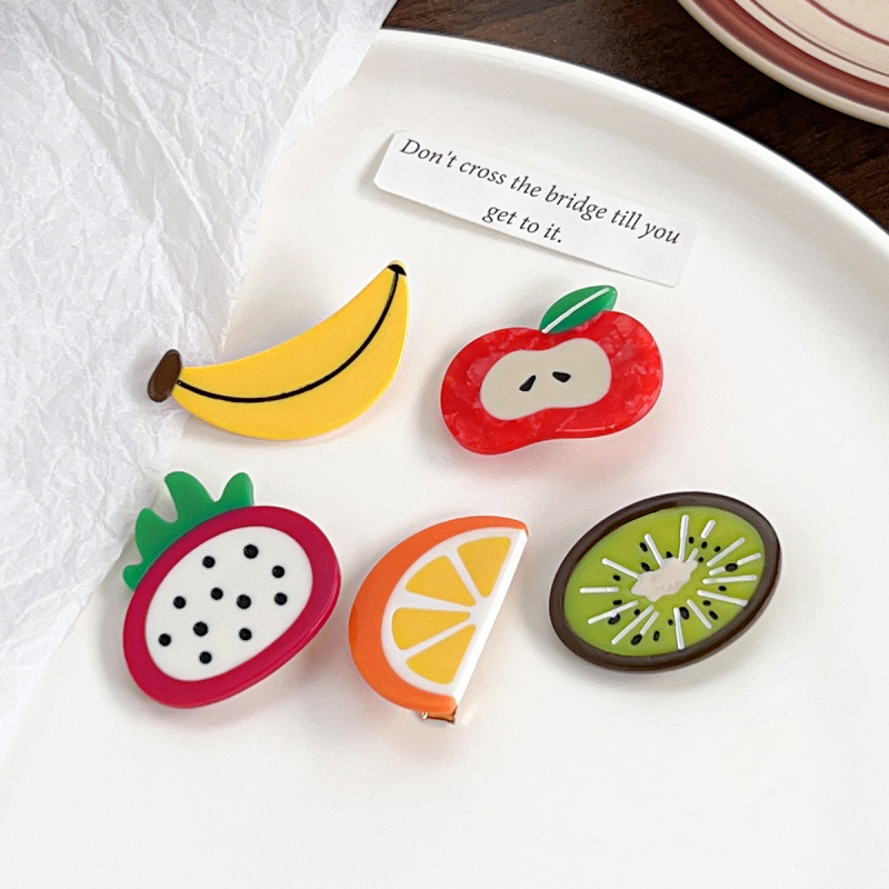 质感醋酸苹果樱桃腊肠小狗鸭嘴夹