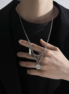 日韩励志项链男女新爆款