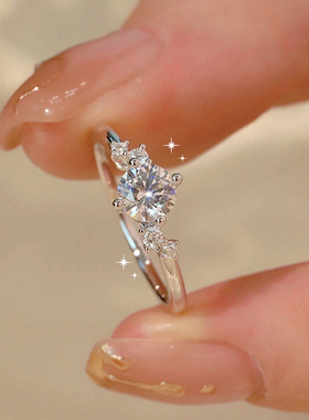 2026新款爆闪冷情感柏林情书戒