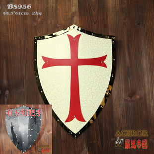 金属铁艺工艺礼品 仿古盾牌 中世纪骑士盾牌 原创设计 装饰品挂件