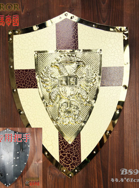 道具欧式风挂件仿古盾牌