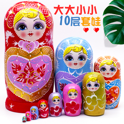10层俄罗斯大套娃特级椴木精致版