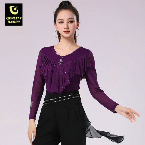 百搭舞蹈服装摩登舞练功服珍黎婷