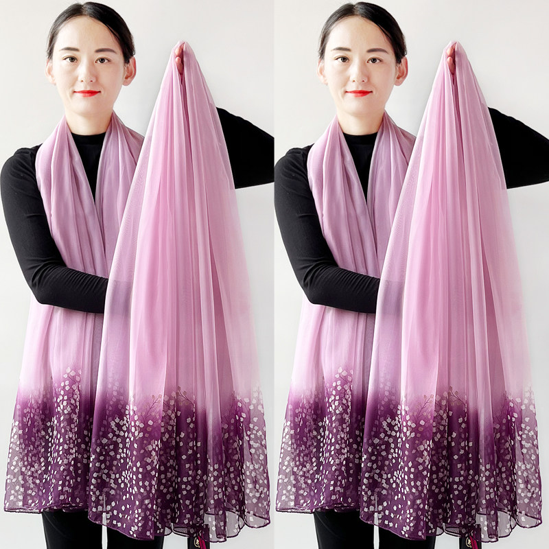 紫色丝巾时尚春秋洋气新款女士纱巾印花长款围巾沙滩百搭防晒披肩,服饰配件/皮带/帽子/围巾,围巾/丝巾/披肩,淘宝优惠券,粉丝福利购,淘宝优惠卷