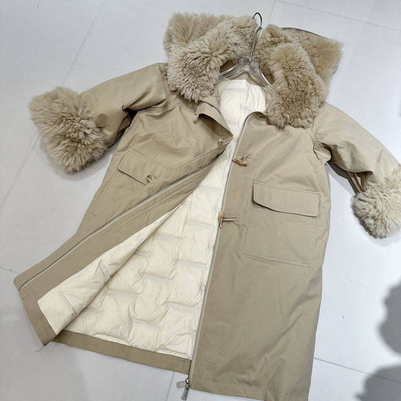 七七新款大毛领工装派克服保暖外套羽绒服(含90白鸭绒)HF003W