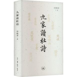 九家读杜诗 田晓菲   文学书籍