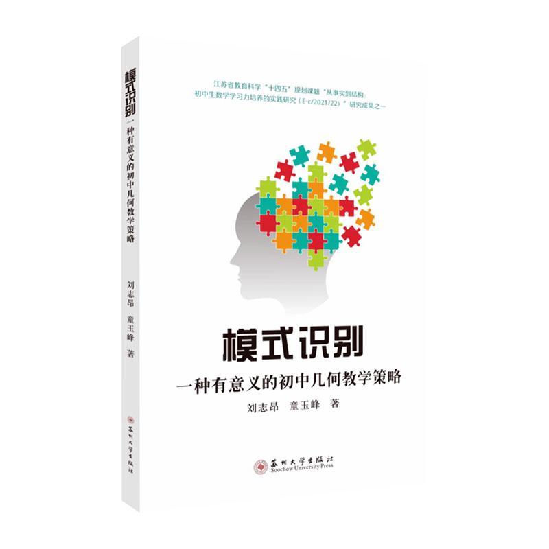 正版书籍 模式识别:一种有意义的初中几何教学策略刘志昂苏州大学出版社中小学教辅  人天书店畅销书排行榜