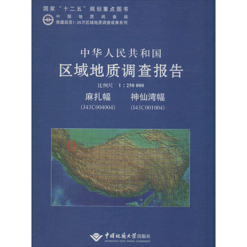 中华人民共和国区域地质调查报告:麻扎幅 湾幅（J43C004004 I43C001004） 比例尺1:250000 陕西省地质调查院写   自然科学书籍