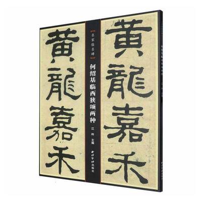 正版书籍 何绍基临西狭颂两种江吟西泠印社出版社图书  人天书店畅销书排行榜