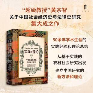 and 人天书店畅销书排行榜 实践与理论 社经济 o黄宗智广西师范大学出版 present past the 中国社会经济史与法律史研究 书籍 正版