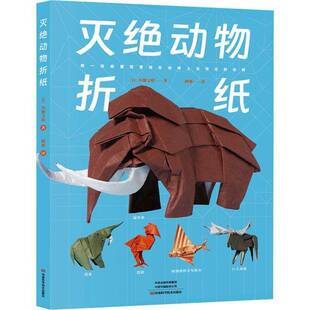 正版书籍 灭绝动物折纸川畑文昭河南科学技术出版社艺术  人天书店畅销书排行榜