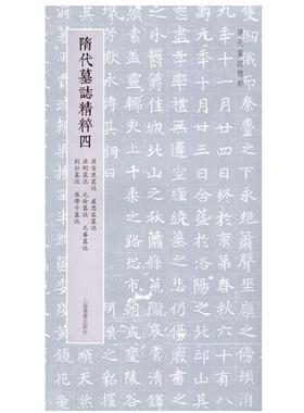 正版书籍 隋代墓志精粹(四)上海书画出版社上海书画出版社艺术  人天书店畅销书排行榜