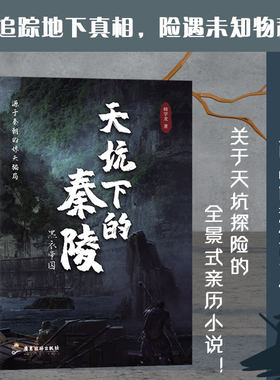 正版包邮 天坑下的秦陵:黑衣帝国小说书籍韩学龙 地心世界天坑探险虫蛊秘密调查茅山术盗墓探险惊悚小说书籍 9787557025908