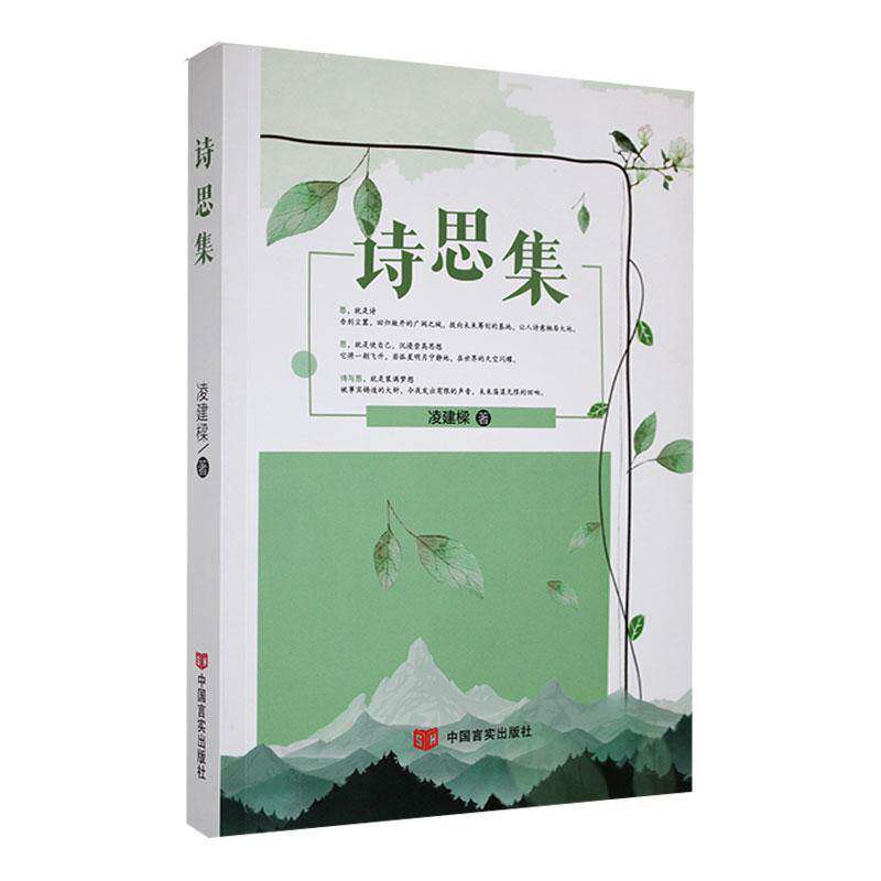正版书籍 诗思集凌建樑中国言实出版社文学  人天书店畅销书排行榜