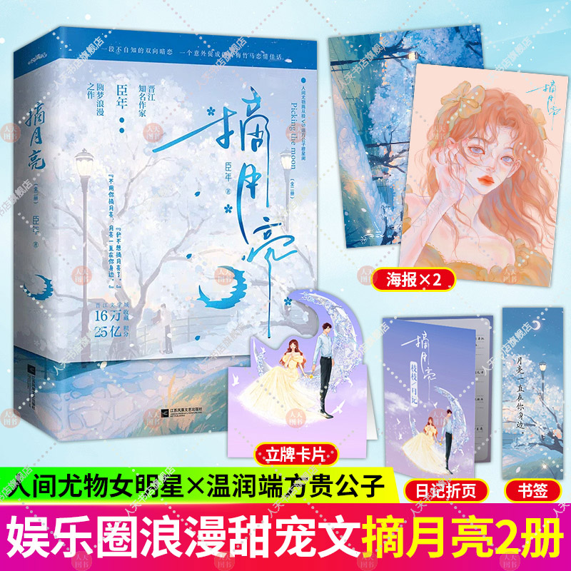 摘月亮臣年全套2册青春