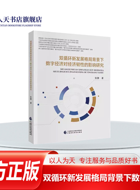 正版书籍 双循环新发展格局背景下数字经济对经济韧性的影响研究张翀中国财政经济图书 围绕上述几个研究问题分析数字经济与经济韧