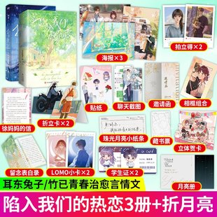 陷入我们的热恋+折月亮（印特）作者耳东兔子全新力作 陈路周vs徐栀 青春文学励志校园甜宠言情小说深情眼暗格里的秘密同作者