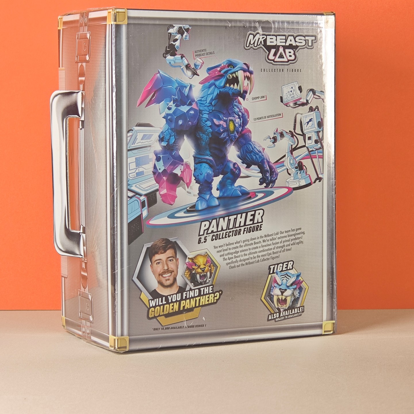 MrBeast Lab标准豹子野兽试验瓶科学怪人黄金宝藏儿童盲盒玩具