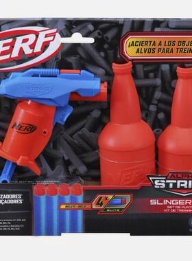 孩之宝NERF热火阿尔法 jolt 软弹发射器 蓝色儿童玩具枪