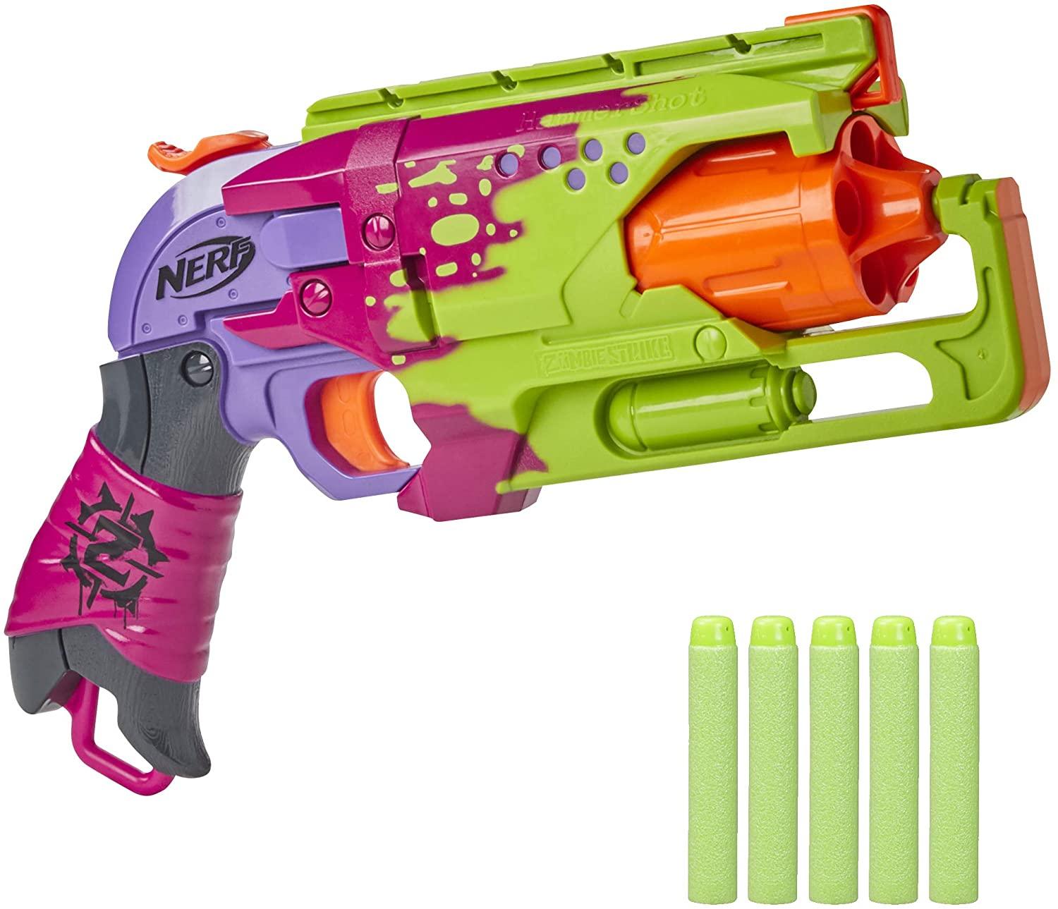 nerf热火zombie僵尸异色牛僵牛火龙果僵牛软弹发射器儿童玩具枪