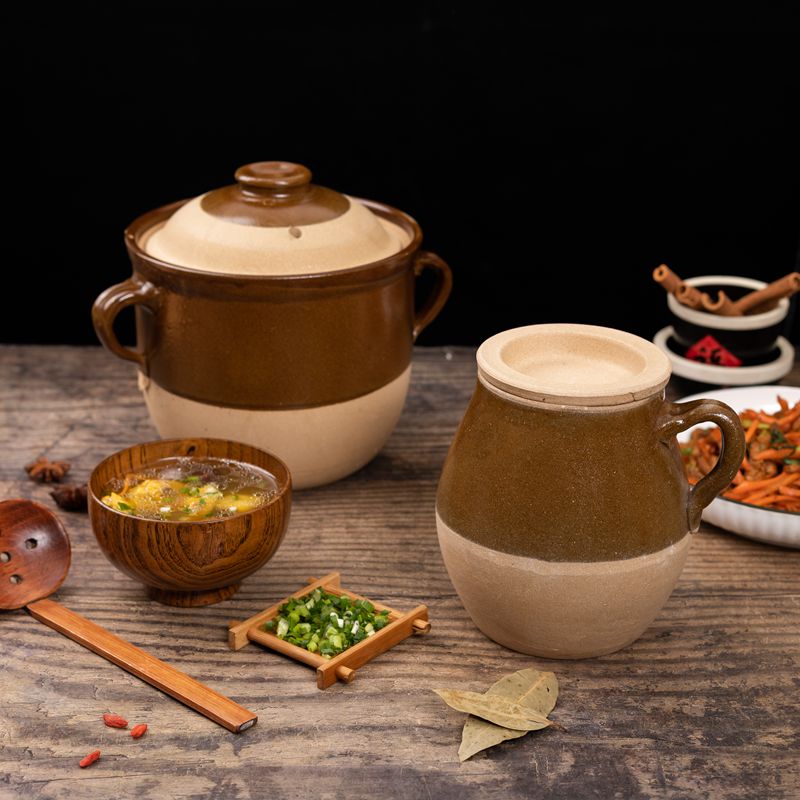 老式家用陶土大容量砂罐耐用