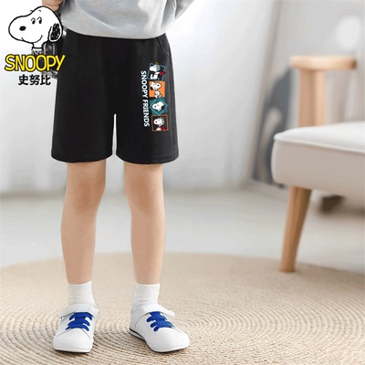 史努比男童短裤夏季2025新款