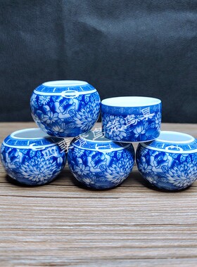 景德镇鸟食罐小鸟五件套
