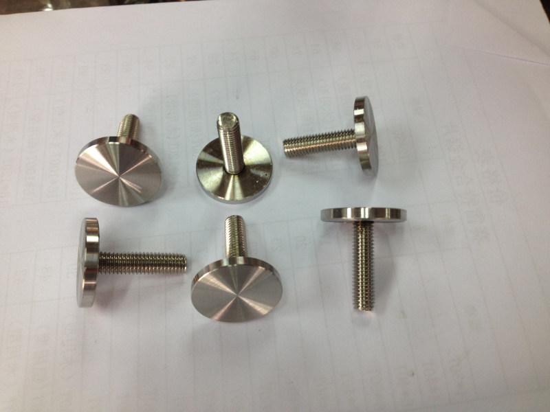 不锈钢(304)广告钉 镜钉 装饰灯 玻璃固定螺丝 M4X12外圆X25牙长